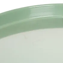 tételeket Kerek zöld dísztányér állványon asztali kompozícióhoz, 30cm