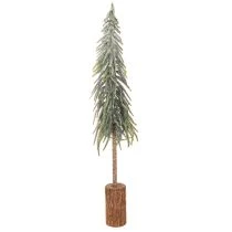 tételeket Műfenyő talppal, matt, téli dekorációként, 90 cm