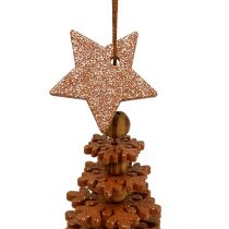 tételeket Akasztható karácsonyfa, karácsonyi díszek, karácsonyfadíszek réz H12cm 29cm