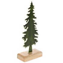 tételeket Dekoratív karácsonyfa fa állványon, 26 cm