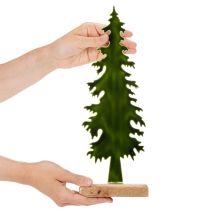 tételeket Dekoratív karácsonyfa figura fa talppal, 36 cm