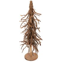 tételeket Díszfa fűzfaágakból, fa talapzaton, 68 cm