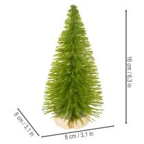 tételeket Műfenyő fa talppal, kicsi, 16 cm, 6 darab