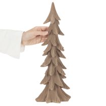 tételeket Kis, pelyhesített díszes karácsonyfa, asztaldísz, 44 cm