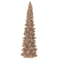 tételeket Dekoratív, pelyhesített karácsonyfa téli dekorációhoz, 34 cm