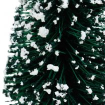 tételeket Dekoratív fenyő havas, karácsonyi dekoráció, Advent H13cm Ø5,5cm 2db