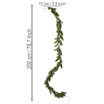 tételeket Műfenyő füzér ünnepi dekorációhoz, 200 cm
