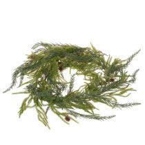 tételeket Műfenyőág füzér tobozokkal adventi dekorációhoz 218cm