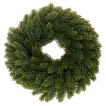 tételeket Műfenyőág koszorú, zöld, kerek, 50cm