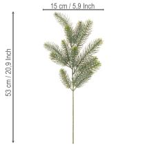 tételeket Műfenyőág, ünnepi ablakdísz, 50cm, 3 darab