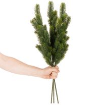 tételeket Műfenyőág, díszág, műfenyő karácsonyfadíszként, 65cm, 3 darab