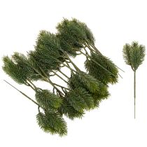 tételeket Műfenyő ág téli dekorációhoz, 25 cm, 24 darab