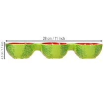 tételeket Tapas szett Görögdinnye Merítőtálak Kerámia 8,5×28cm 1db