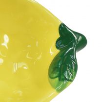 tételeket Tapas tál kerámia citrom asztaldísz 28,5cm H4cm