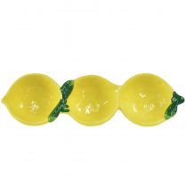 tételeket Tapas tál kerámia citrom asztaldísz 28,5cm H4cm