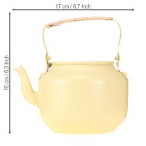 tételeket Stílusos dekorációhoz illő teáskanna egyedi bájjal, hagyományos megjelenéssel, 17 cm