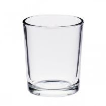 Tealámpás poharak átlátszó Ø5cm H6,5cm 24db