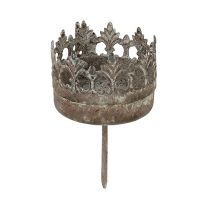 tételeket Mécsestartó antik Ø5cm M10cm szürke 4db