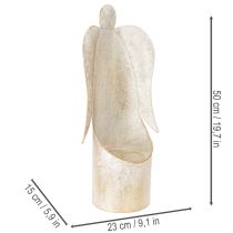 tételeket Angyalfigura gyertyatartó, arany, asztaldísz, 50cm