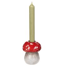 tételeket Dekoratív gomba, légyölő galóca, mécsestartó asztaldíszként, 9cm