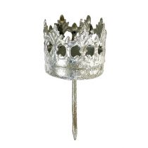 tételeket Ezüst mécsestartó, felragasztható, Ø4cm, M9.5cm, 4db