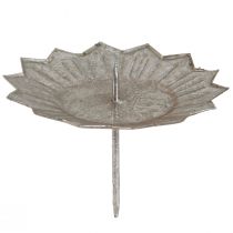 tételeket Gyertyatartó oszlopos gyertyák behelyezéséhez ezüst Ø11cm 4db