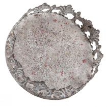 tételeket Gyertyatartó vintage bedugáshoz Ø7cm H7,5cm szürke 4 db