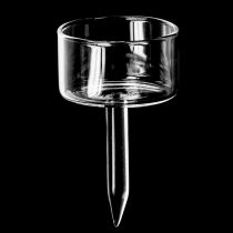 tételeket Teagyertyatartó üveg teamécses-dugó átlátszó Ø4,5cm H8cm 8 db