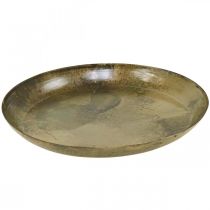Dekoratív sárgaréz tányér díszítés Ø30,5cm