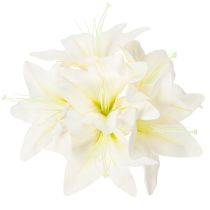 tételeket Műfehér tigrisliliom vázákba és kompozíciókba, 29 cm-es csokor, 6 db-os