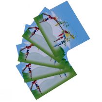 tételeket Asztaldekoráció iskolai beiratkozás, helykártyák iskolakezdő dekoráció 6×9cm 6db