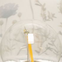 tételeket LED asztali lámpa virágmintával a nappali stílusos világításához, 23 cm
