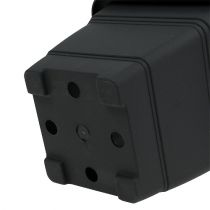 tételeket „Nora” edény 23cm x 23cm H18,5cm antracit 1 db