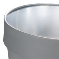 tételeket Virágcserép virágmintával modern otthoni és nyári erkélydekorációba, 13 cm, 4 darab