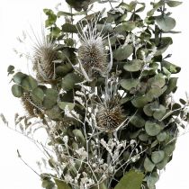 Csokor szárított virágból eukaliptusz csokor bogáncsból 45-55cm 100g