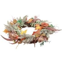 tételeket Ajtókoszorú Protea Műkoszorú őszi levelekkel Ø55cm