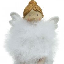 tételeket Doorstop karácsonyi angyal, angyal figura H38cm fehér