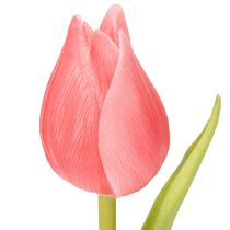 tételeket Kiváló minőségű tulipánvirág, élethű másolatként asztali vázákba, 21 cm, 6 darab