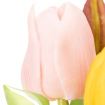 tételeket Műtulipánok, rusztikus tavaszi dekoráció bármilyen asztali vázába, 30 cm, 7 darab