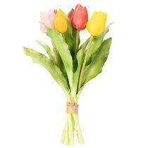 tételeket Műtulipánok, rusztikus tavaszi dekoráció bármilyen asztali vázába, 30 cm, 7 darab