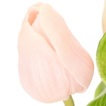 tételeket Műtulipánok tavaszi dekorációhoz, nappaliba és konyhába, élethű megjelenéssel, 30 cm, 7 darab
