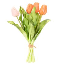 tételeket Műtulipánok tavaszi dekorációhoz, nappaliba és konyhába, élethű megjelenéssel, 30 cm, 7 darab