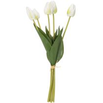tételeket Dekoratív műtulipán virágok stílusos belsőépítészetbe, 40 cm, 5 darab
