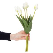 tételeket Dekoratív műtulipán virágok stílusos belsőépítészetbe, 40 cm, 5 darab