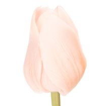 tételeket Műtulipán csokor, színes, realisztikus dekoráció, kiváló minőségű otthoni használatra, 43 cm, 7 darab