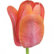 Tulipán művirág piros, narancssárga Műtavaszi virág H67cm