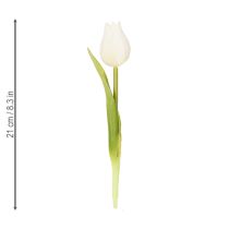 tételeket Műtulipán, realisztikus dekoráció, tartós selyemvirág otthonra, 21cm, 6 darab