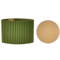 tételeket Papír virágcserép sötétzöld Ø13cm M12cm 4 db
