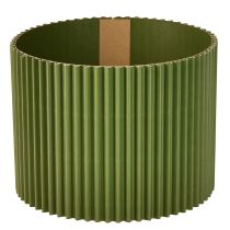 tételeket Ültetőpapír sötétzöld virágcserép Ø19cm M14cm 3 db