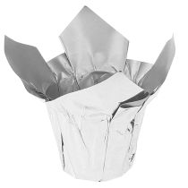 tételeket Ültetvény ezüst fényes ajándékcsomagolás Ø5.5cm M6cm 8 db